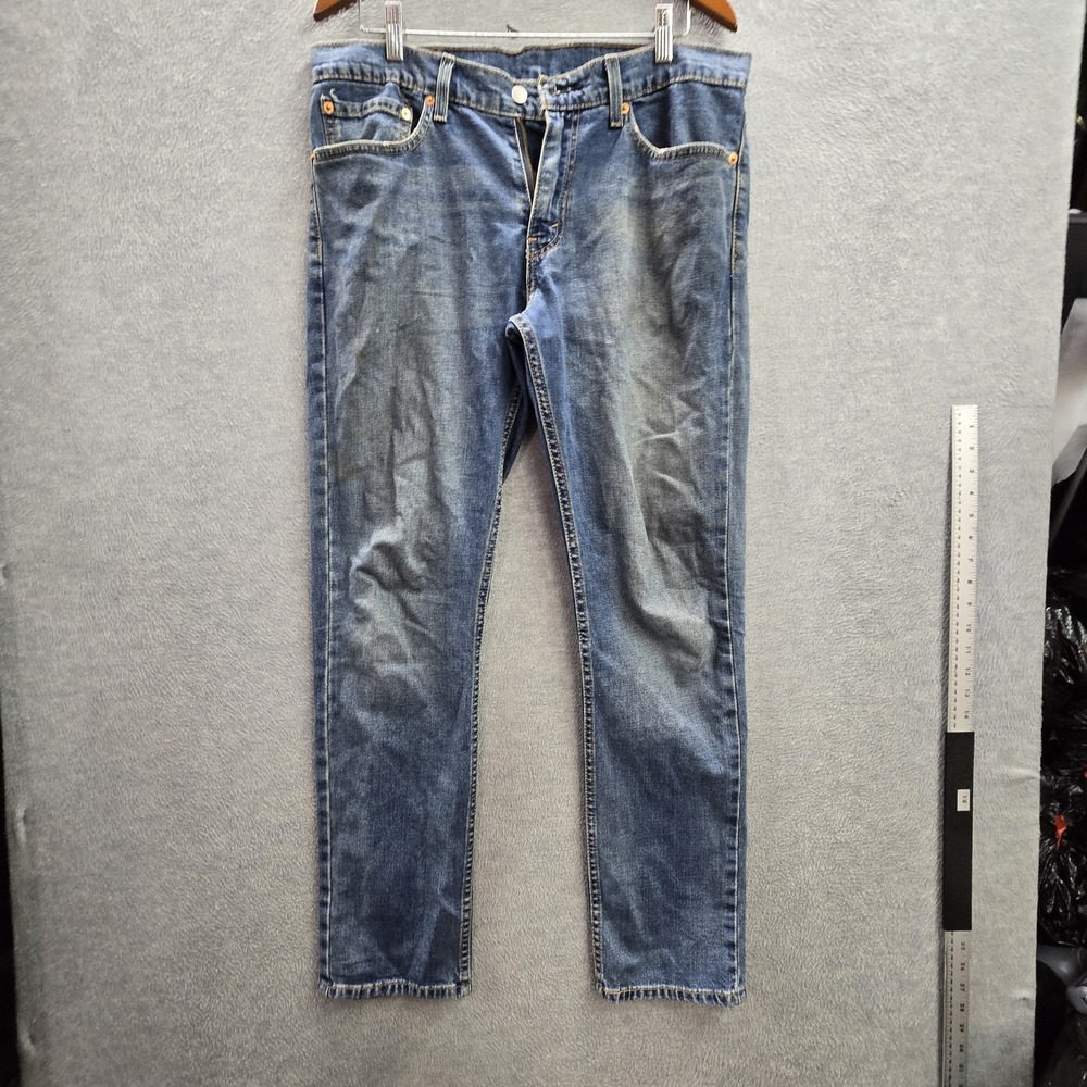 Levi's 511 Men Jeans 34X32 Blue Denim Slim Fit